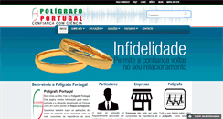 Desktop Screenshot of poligrafoportugal.com